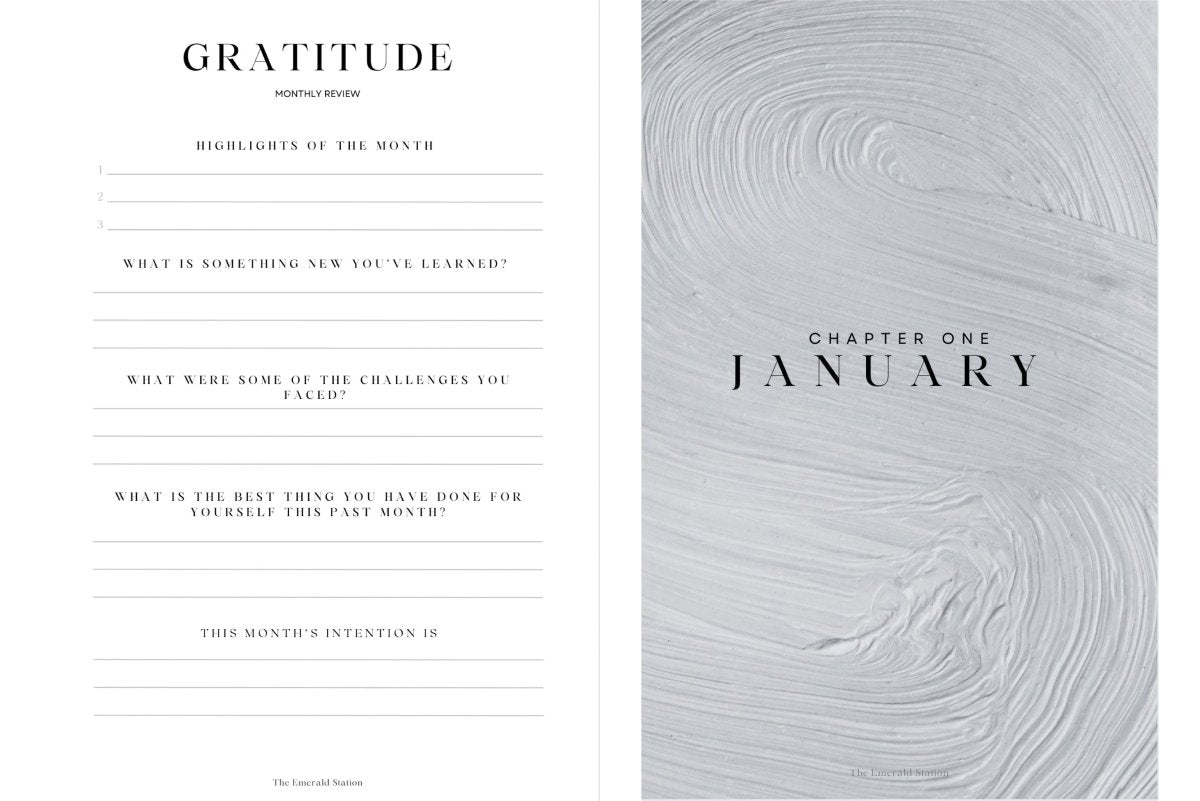 2024 Planner-monthly-daily-front-middle-view