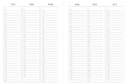 2024 Planner-monthly-daily-front-inside-view