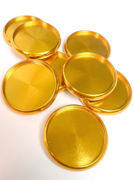 Gold Metal Discs (8 count) 32 mm1